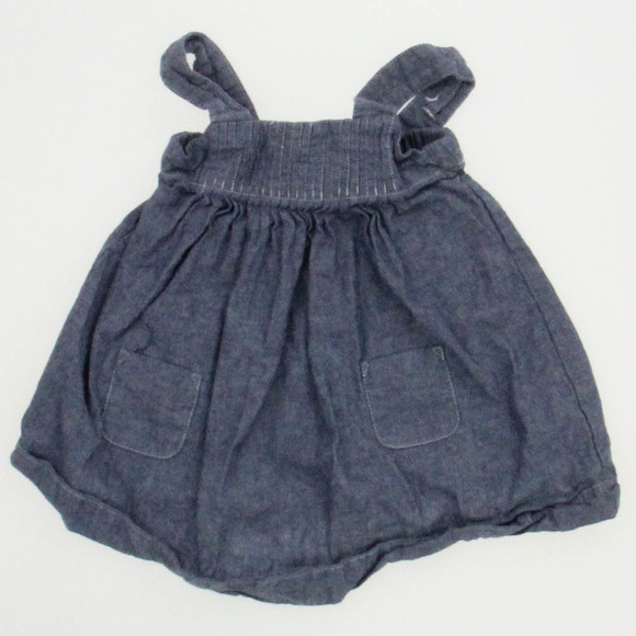 The Little White Company Girls Blue Dress size: 3-6 Months - Picture 1 of 1